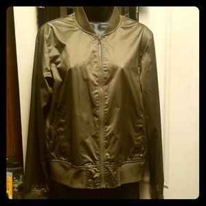 Olive Green Bomber Jacket